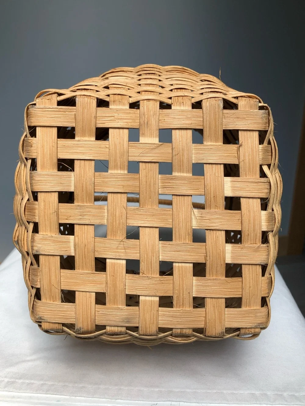 Vintage woven wicker